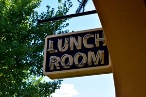 Lunch Room Sign - Kelso Depot